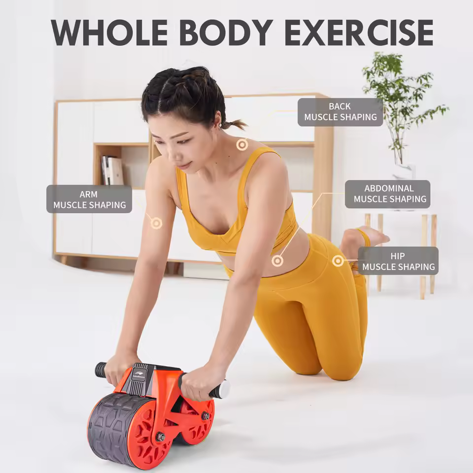 Ab Wheel Roller with Knee Pad